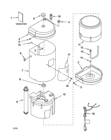 Outer cover & insulation parts