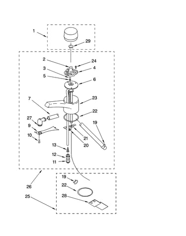 Spout unit parts