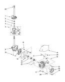 Brake, clutch, gearcase, motor and pump parts