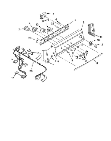 Control panel parts