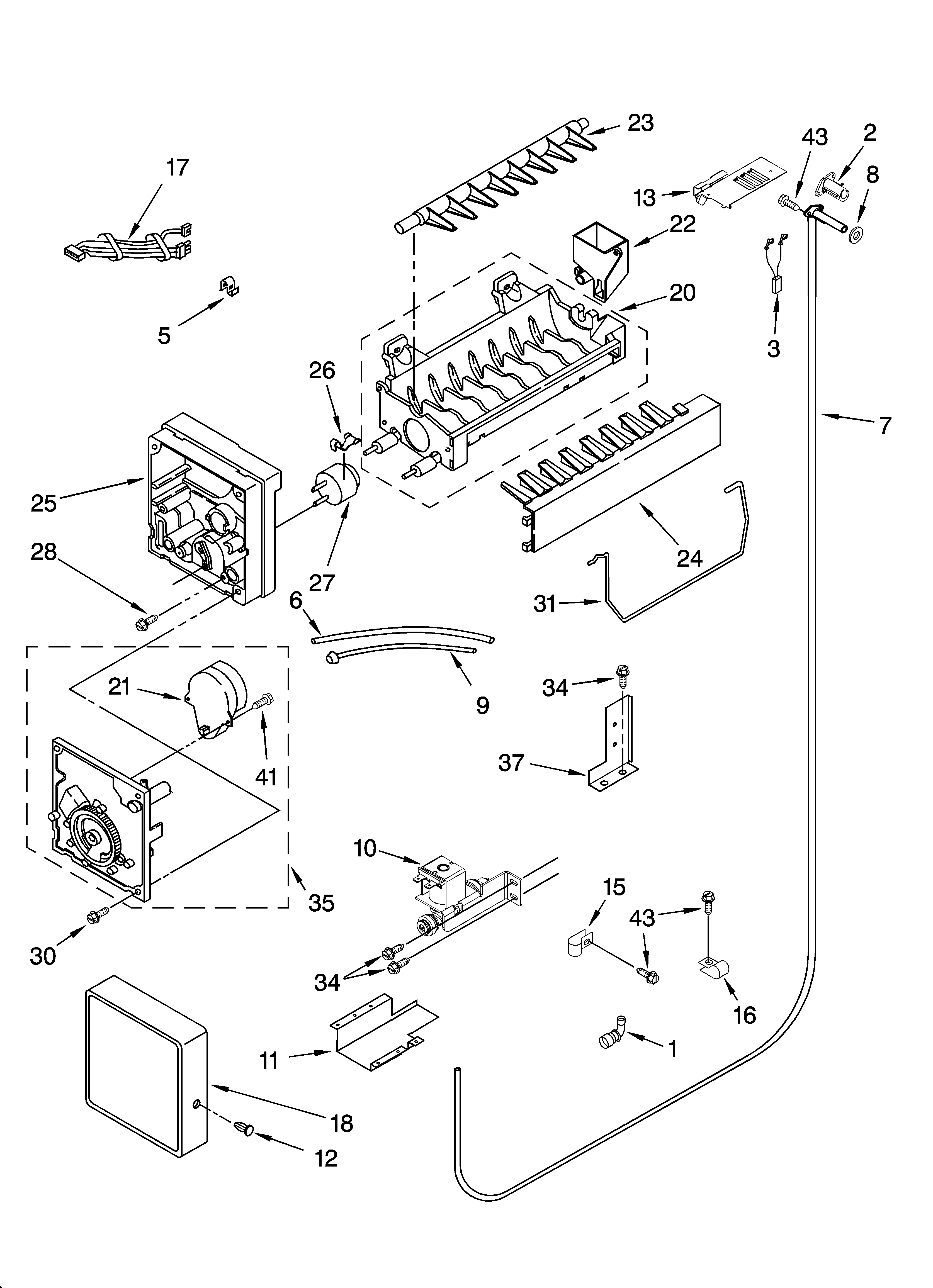 Icemaker parts