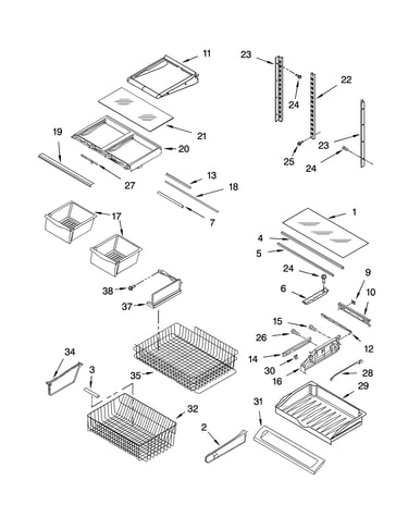 Shelf parts