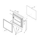 Freezer door parts, optional parts