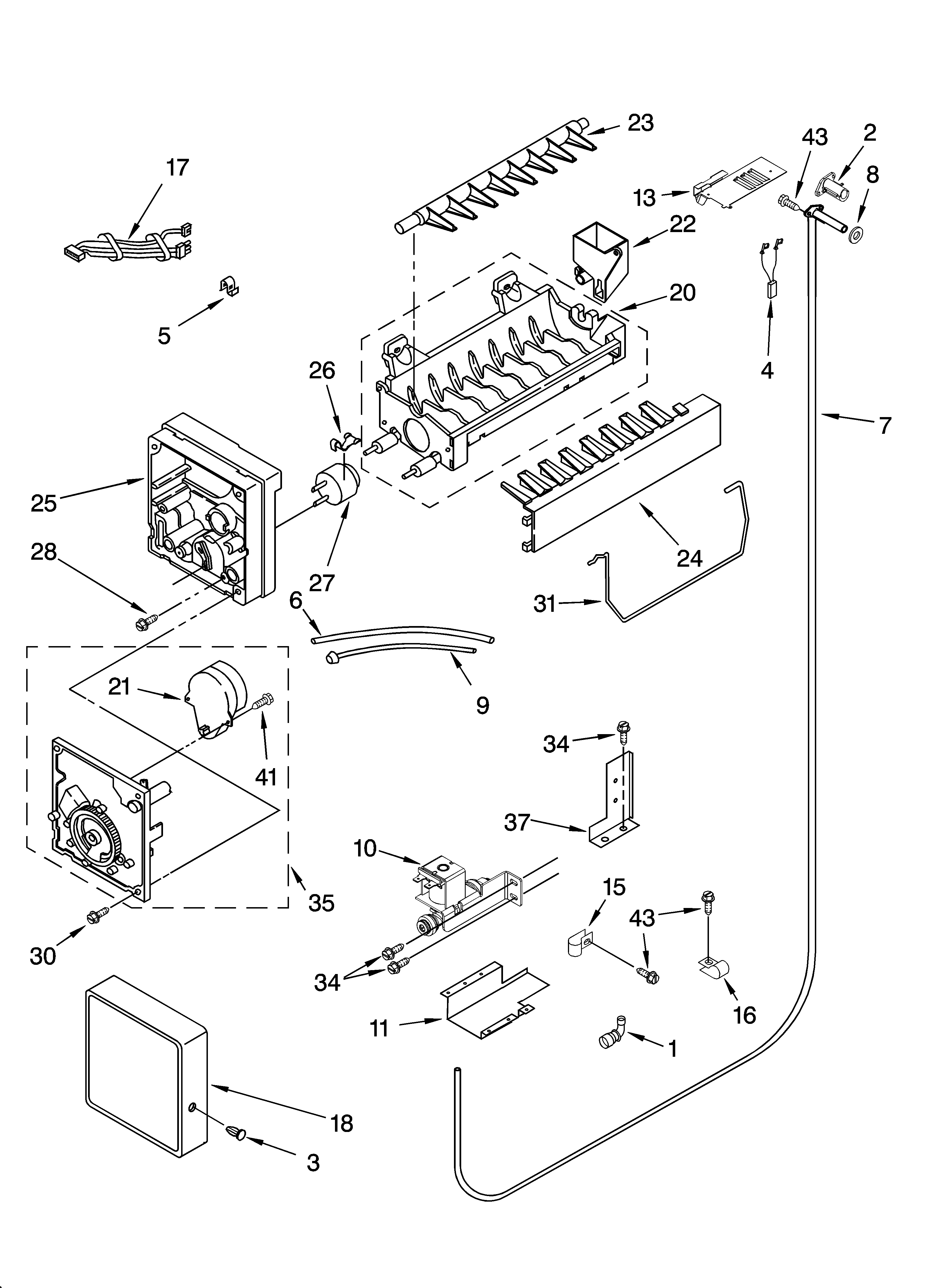 Icemaker parts