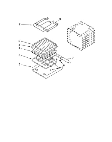 Internal oven parts