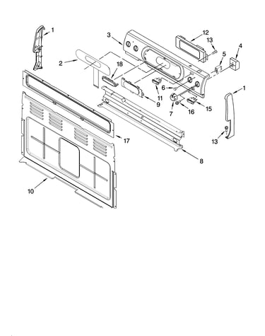 Control panel parts