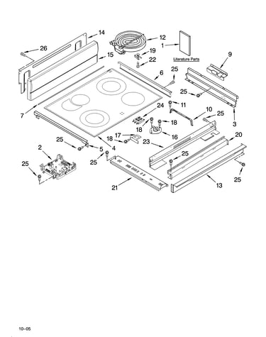 Cooktop parts