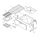 Drawer & broiler parts, optional parts