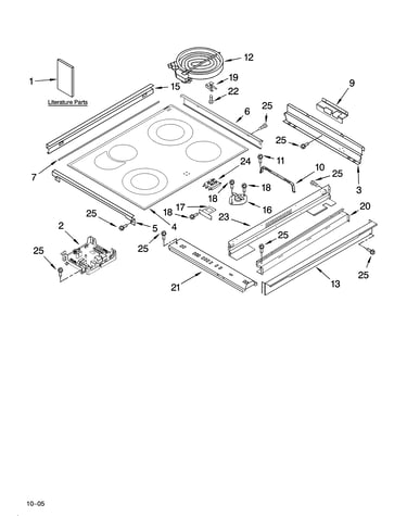 Cooktop parts