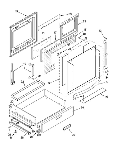 Door and drawer parts