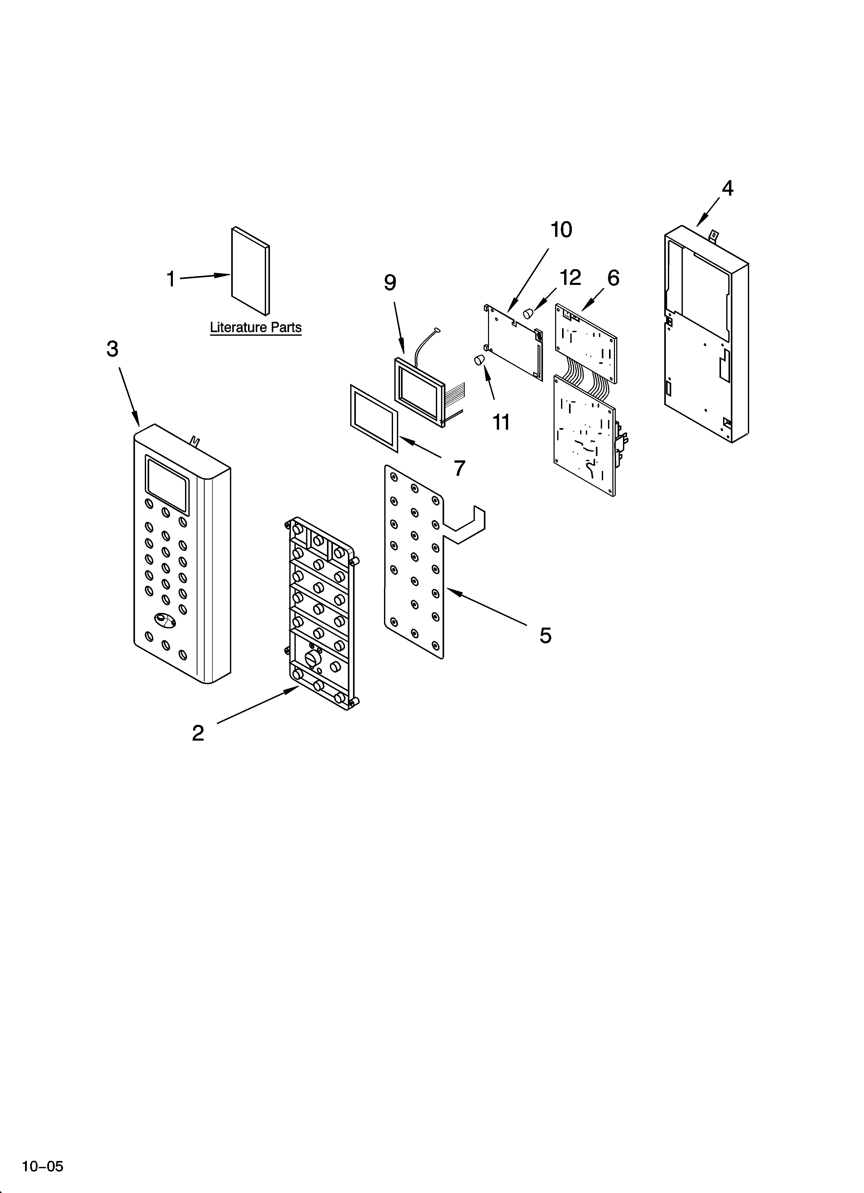 Control panel parts