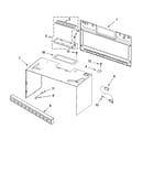Cabinet and installation parts