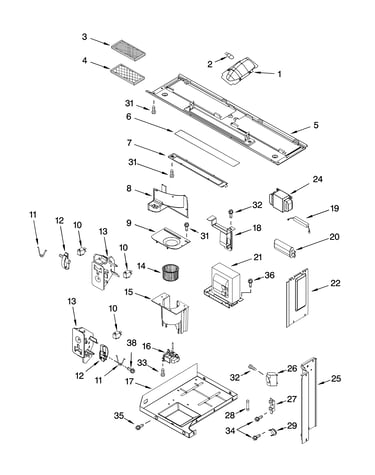 Interior and ventilation parts