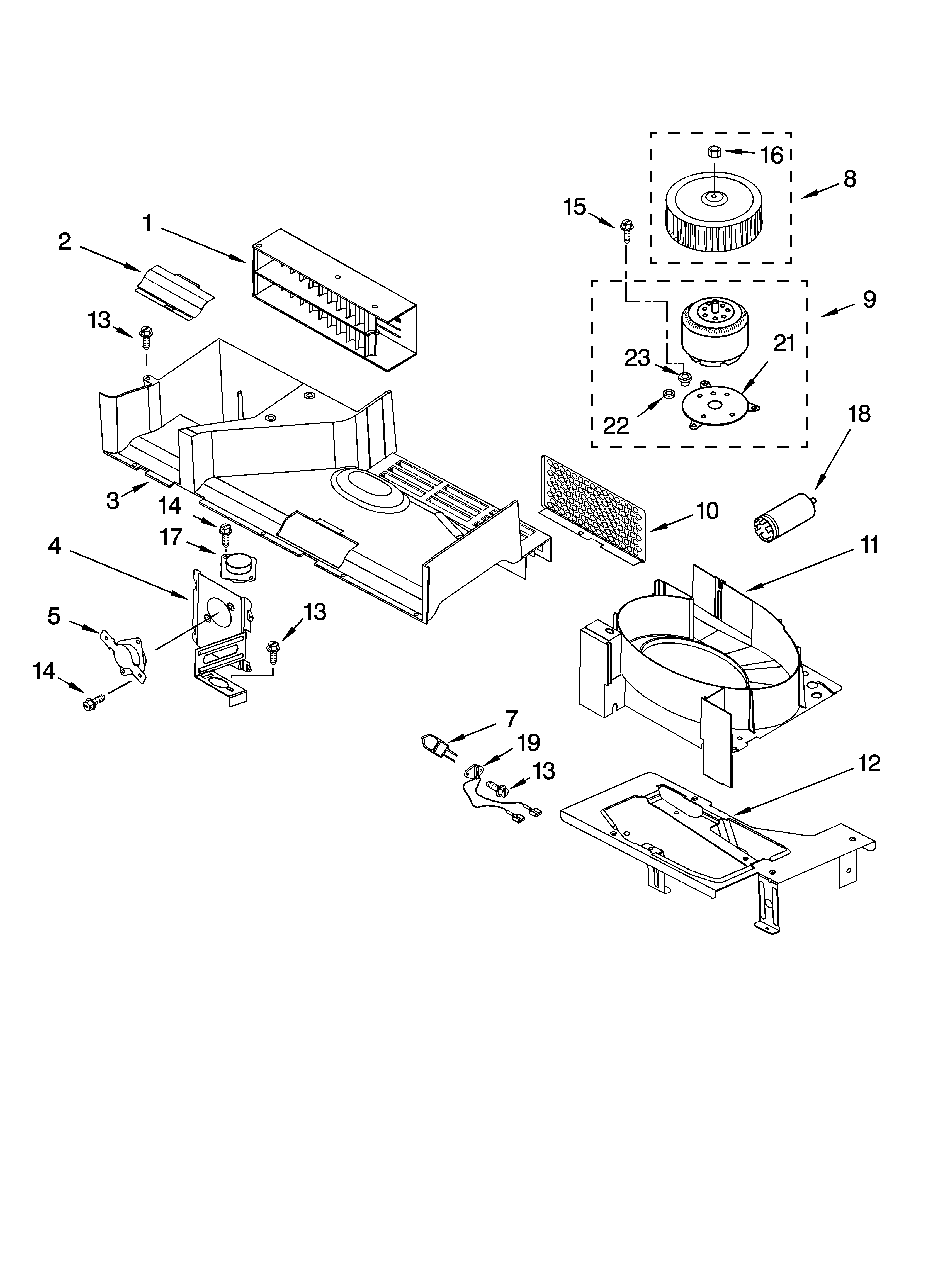 Air flow parts