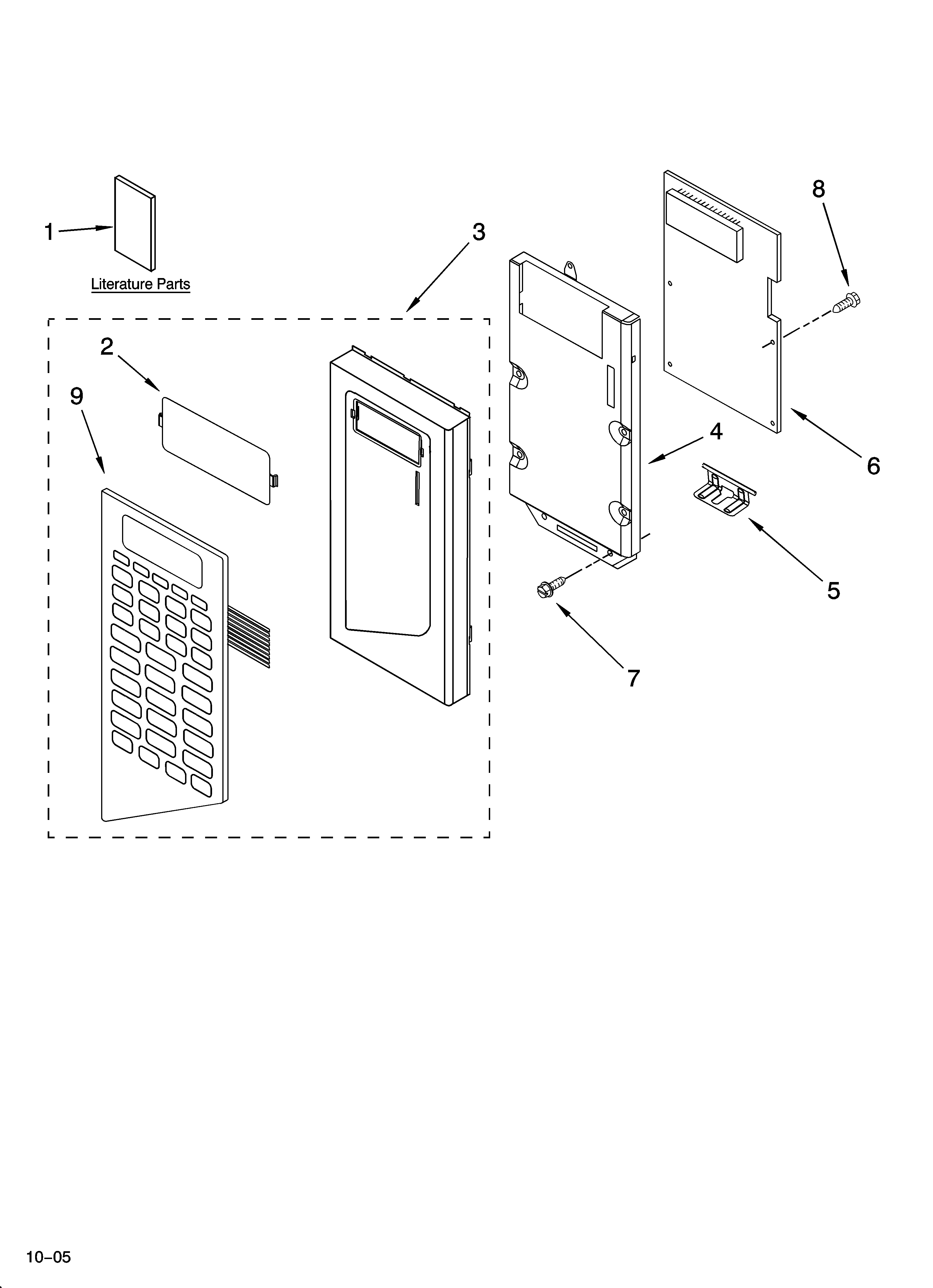 Control panel parts