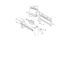 KitchenAid KHMS155LSS3 cabinet and installation parts diagram