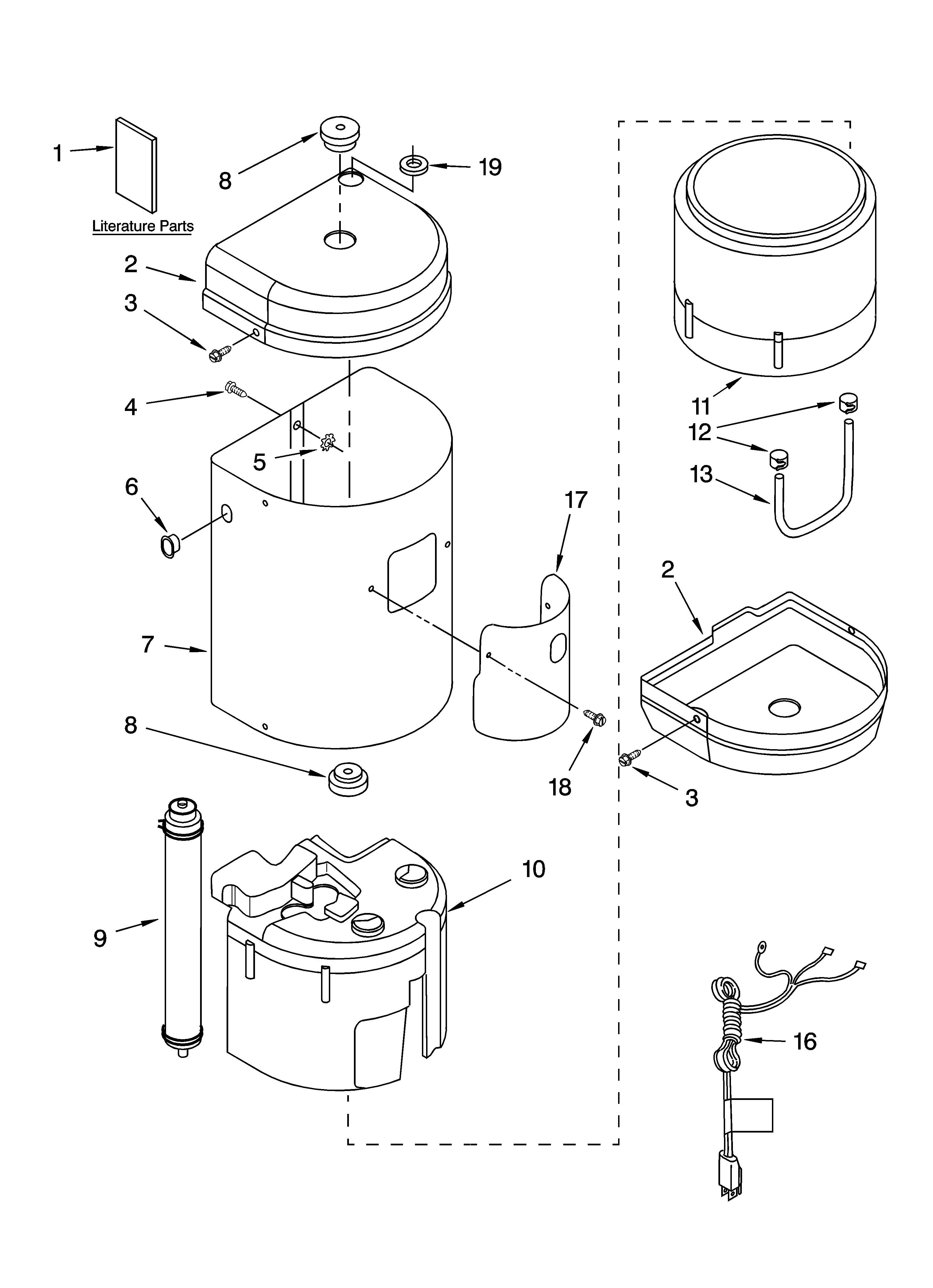 Outer cover & insulation parts
