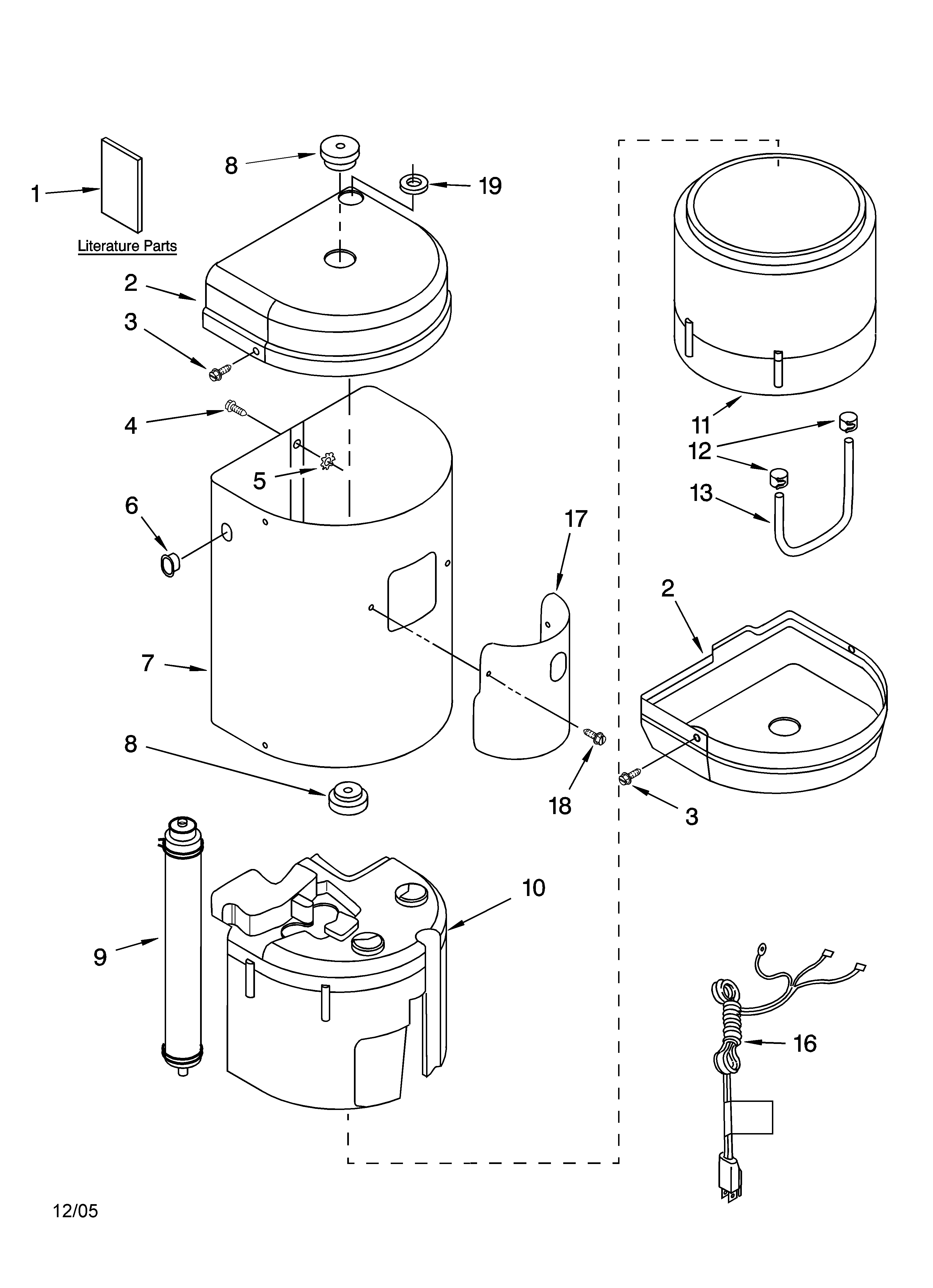 Outer cover & insulation parts