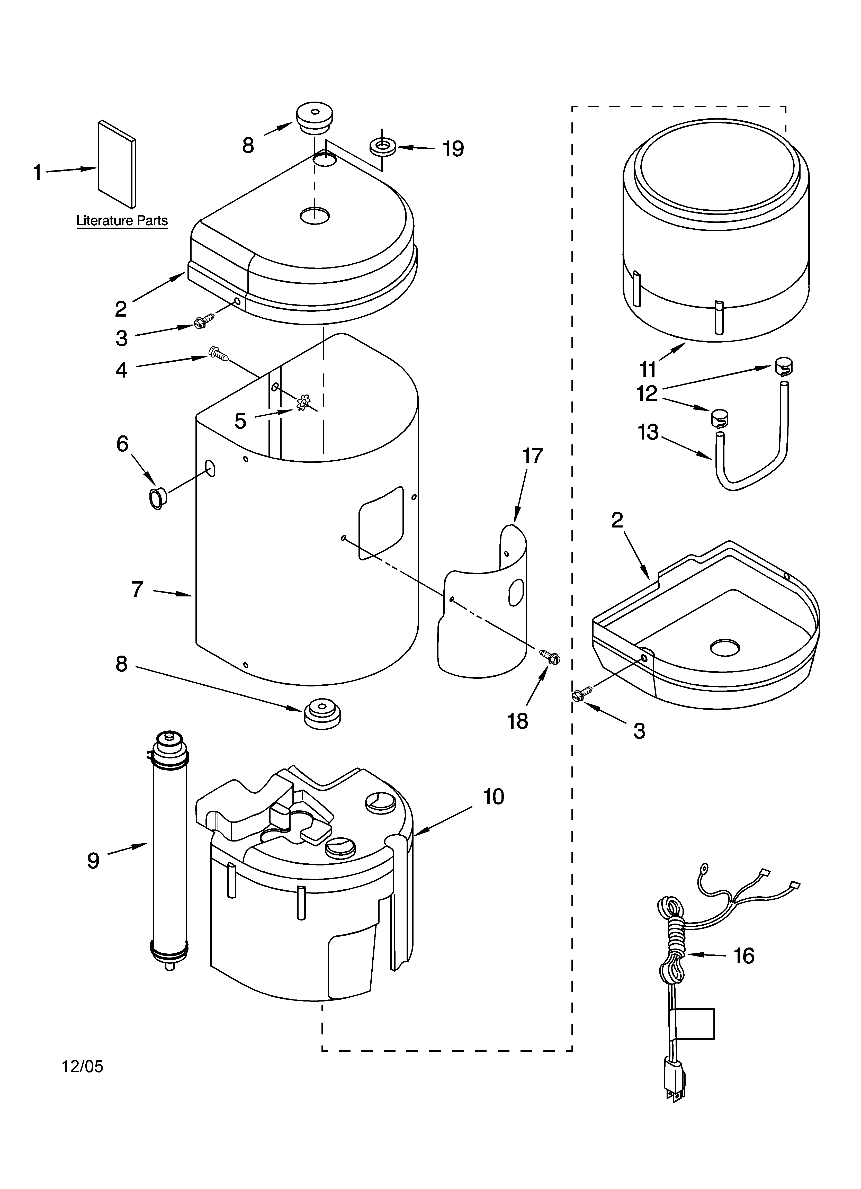 Outer cover & insulation parts