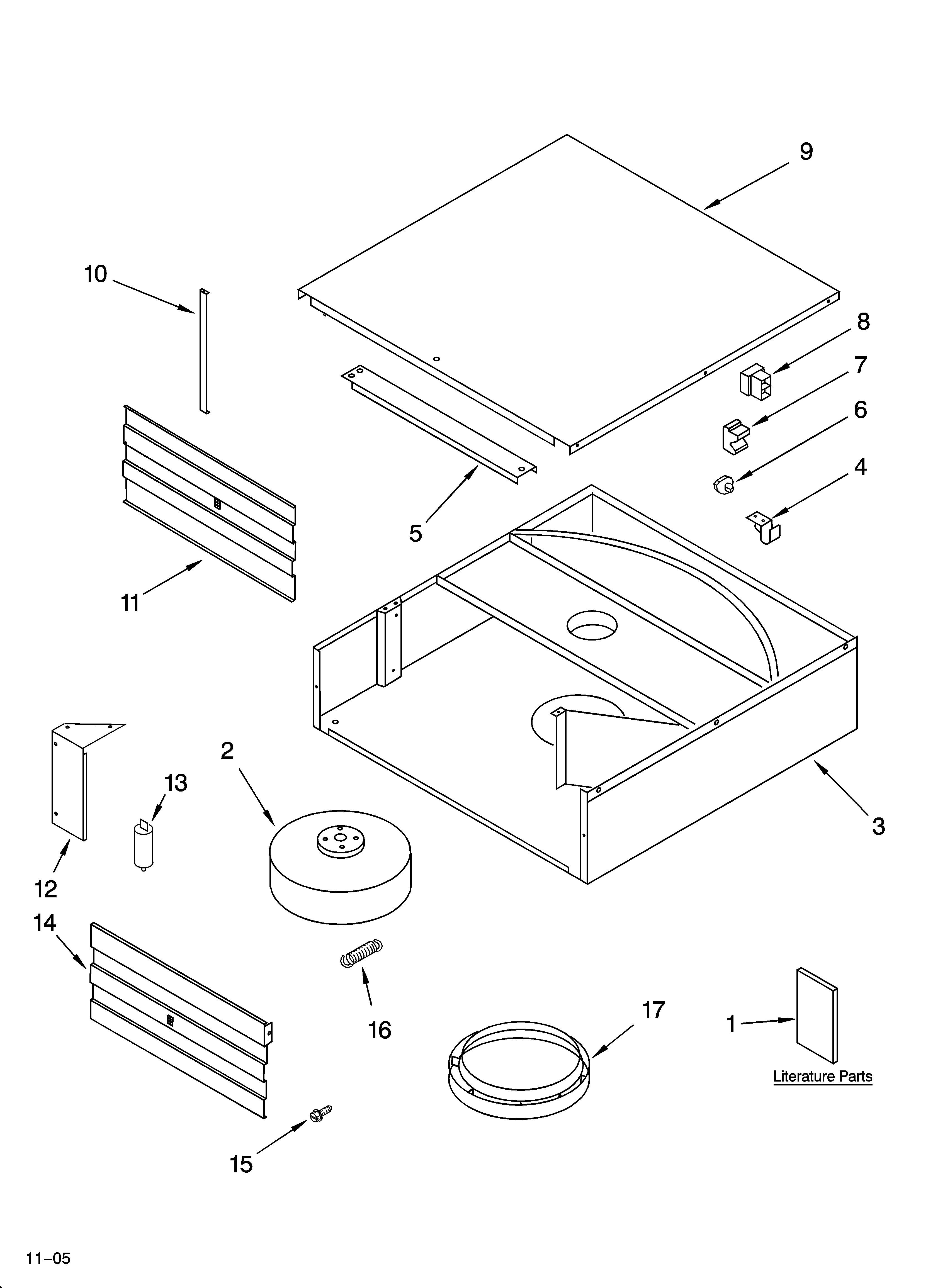 Exterior ventilation parts