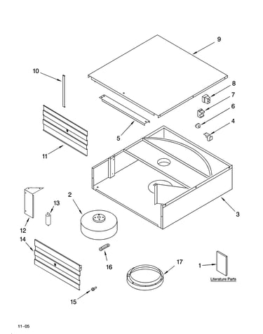 Exterior ventilation parts