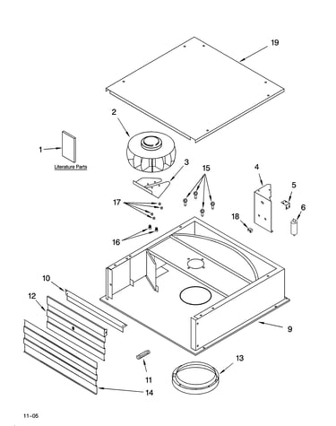 Exterior ventilation parts