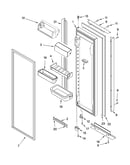 Refrigerator door parts