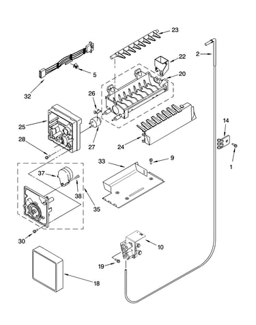 Icemaker parts, optional parts
