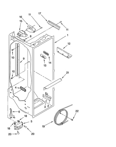 Refrigerator liner parts