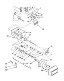 Motor and ice container parts