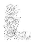 Refrigerator shelf parts