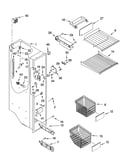 Freezer liner parts
