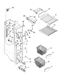 Freezer liner parts