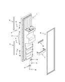 Freezer door parts