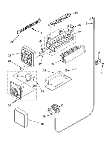 Icemaker parts, optional parts