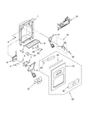 Dispenser front parts