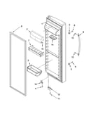 Refrigerator door parts