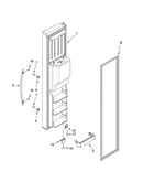 Freezer door parts