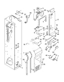 Freezer liner and air flow parts