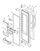 Refrigerator door parts