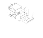 KitchenAid KSSC36QMS02 top grille and unit cover parts diagram