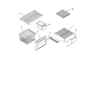 KitchenAid KSSC42FMS02 freezer shelf parts diagram