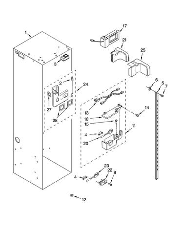 Refrigerator liner parts