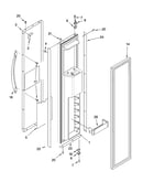 Freezer door parts