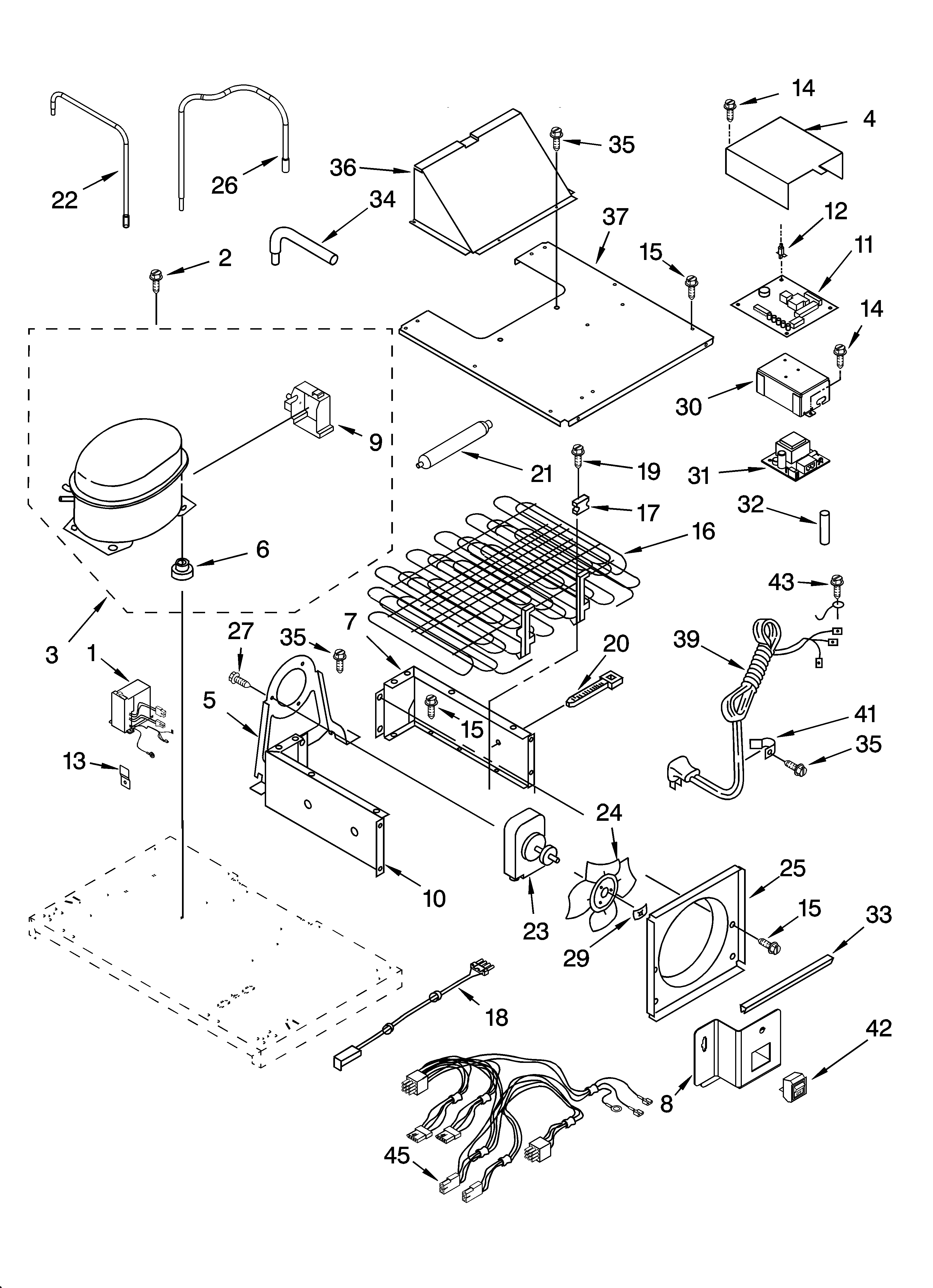 Upper unit parts