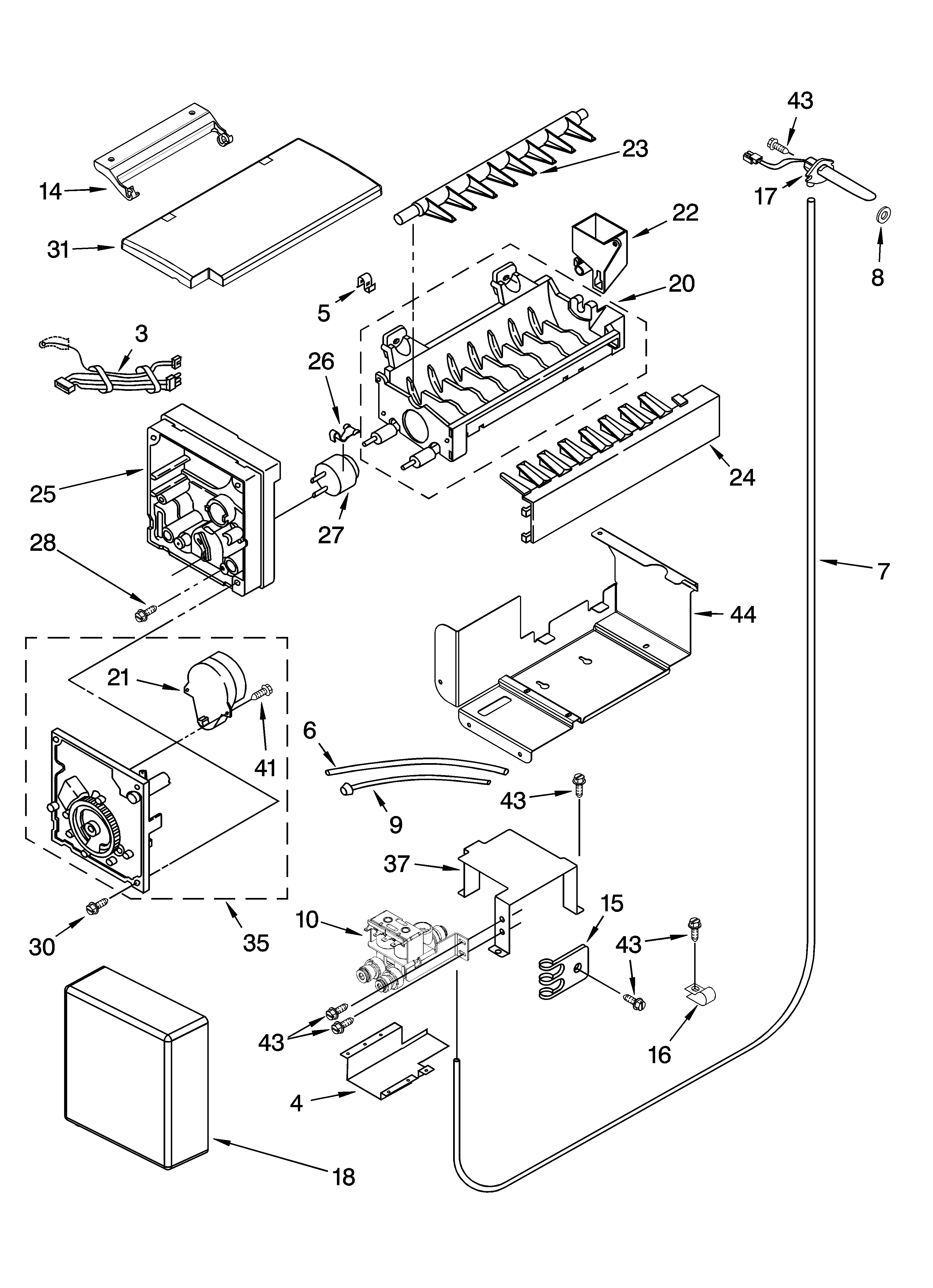 Icemaker parts