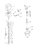 Motor and ice container parts