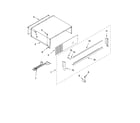 KitchenAid KSSO42FMX02 top grille and unit cover parts diagram