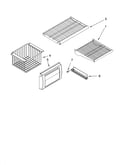 Freezer shelf parts