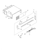 Top grille and unit cover parts